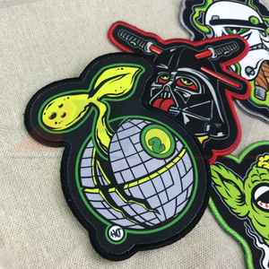 Nouvelles Écussons en Coton Chenille 3D Tissés Personnalisés avec Logo, Motif Fleur Cœur, à Coudre, pour Chapeaux, Impression par Sublimation et Transfert à la Machine - Product Image 5