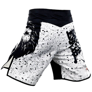 Shorts de sport de boxe en maille respirante durable, polyester/coton de qualité supérieure, logo personnalisé, haute qualité, MMA, séchage rapide, unisexe, Muay Thai - Product Image 4