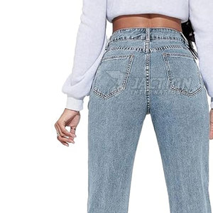 Pantalones Vaqueros para Mujer, Diseño Personalizado, Transpirables, Ecológicos, Diseño Único, Pantalones Vaqueros Más Vendidos al Por Mayor - Product Image 6