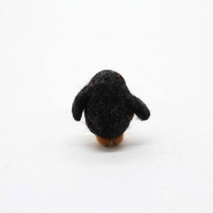 Adorno Navideño de Pingüino de Fieltro con Diseño de Copo de Nieve Bordado, Juguete de Peluche de 0-10 cm para Decoración de Árboles - Product Image 2