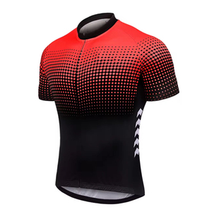 Maillot de Ciclismo para Hombre, Negro y Amarillo, Manga Corta, Transpirable, con Estampado por Sublimación, Cierre Frontal Completo, Ropa Deportiva - Product Image 6