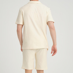 Nouveautés Ensemble court d'été décontracté personnalisé pour homme, ensemble 2 pièces t-shirt et short en coton à séchage rapide 2026 - Product Image 4