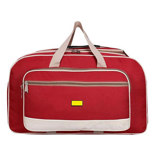 New Arrival 2026 Unisex Gym <b>Duffel</b> <b>Bag</b> 30-<b>40L</b> Oxford Fabric Zipper Closure Soft Handle Large Capacity Casual Solid Red Design - Product Image 1
