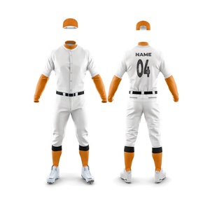 Ensemble de vêtements de sport personnalisé pour équipe de baseball et de softball 2024, nouveau design, respirant, séchage rapide, antibactérien, polyester, pantalon 2 pièces - Product Image 2
