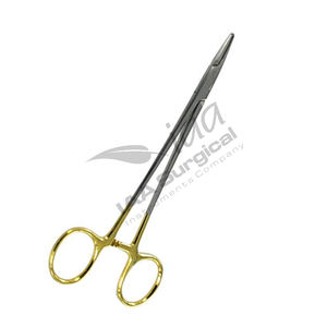 Alat Bedah Baja Tahan Karat Penjepit Jarum Manual Gunting Penjepit Hemostatik Lurus Melengkung Jarum Pancing Hewan Peliharaan - Product Image 2