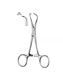 Pinza Quirúrgica Manual de Acero Inoxidable de Alta Calidad Tipo Backhaus para Uso Dental Profesional, Personalizable - Product Image 1