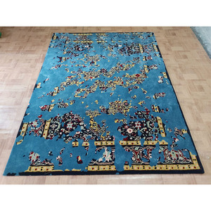 Tapis tufté à la main de qualité supérieure, rouge, en laine épaisse, durable, finition douce, pour salon et chambre à coucher - Product Image 1
