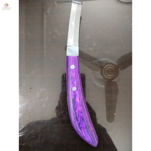 Cuchillo para Pezuñas de Caballo Reutilizable Completo con Mango de Madera, Agarre Ergonómico, Cuchilla Desmontable, Hoja Curva Afilada de Doble Cara - Product Image 6