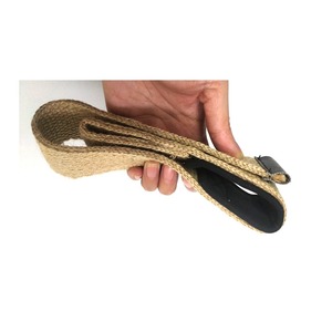 Sangles de levage réglables en toile avec fermeture pour l'haltérophilie, l'entraînement en salle de sport, le soulevé de terre, les tractions et le renforcement musculaire - Product Image 4