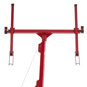 Sollevatore per Cartongesso da 16 Piedi, Capacità 150 Libbre, Braccio Telescopico Regolabile, Ruote Bloccabili, per Costruzioni - Product Image 3