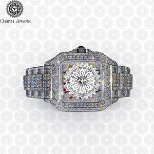 Reloj Cuadrado de Acero Inoxidable de Lujo Charm_Jewells de 38 mm con Cristal de Zafiro, Movimiento de Cuarzo, Esfera Analógica, Moda Femenina - Product Image 3