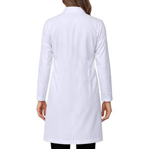 Blouse de laboratoire médicale unisexe confortable à faible MOQ, couleur personnalisée, en coton et élasthanne, avec détection d'aiguilles, service OEM - Product Image 3