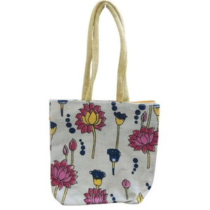 Bolsa de Mano de Lona de Algodón de Lujo, Bolsa de Compras Reutilizable Ecológica con Cremallera e Impresión Personalizada - Product Image 3