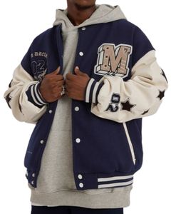 เสื้อแจ็คเก็ตวาร์ซิตี้ปักลายลำลองสำหรับผู้ชาย คอลเลคชั่นฤดูใบไม้ร่วง 2025 คุณภาพสูง กันน้ำ ระบายอากาศได้ดี เป็นมิตรกับสิ่งแวดล้อม ผลิตจากโพลีเอสเตอร์/คอตตอน สไตล์สตรีทแวร์ - Product Image 5