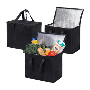 Bolsa Térmica de Poliéster Económica para Entrega de Bebidas, Logotipo Personalizado, Bolsas Pequeñas de Aluminio para Llevar Comida, Venta al Por Mayor - Product Image 4