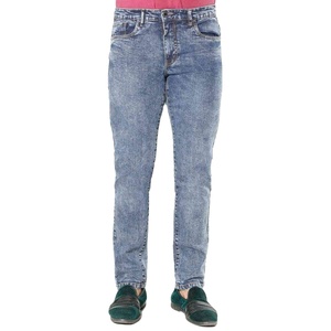 Pantalones vaqueros de mezclilla para hombre, Jeans informales lavados, OEM, superventas, ajustados, de bajo precio, calidad personalizada, venta al por mayor - Product Image 5