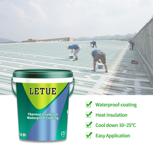 Revêtement de toit en acrylique Les rayons UV résistent à la chaleur réduisent l'isolation <span class=keywords><strong>thermique</strong></span> Revêtement imperméable pour l'application de brosse de refroidissement de <span class=keywords><strong>toiture</strong></span> - Product Image 5