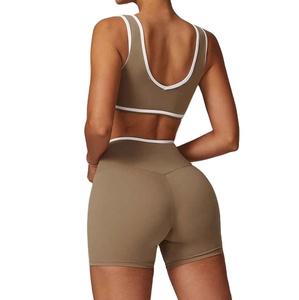 Soutien-gorge de sport pour femme, sans armatures, anti-chute, push-up, pour fitness, course à pied, yoga, gilet de beauté - Product Image 6