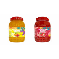 Taiwanese zachte kokosnootgelei bubble tea ingrediënten Nata de Coco fruit smaak granulaat kant-en-klaar fles glad
