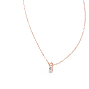 Collar con colgante de plata esterlina S925 con moissanita estilo clásico para regalo de compromiso joyería de plata - Product Image 3