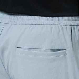 Shorts d'été pour hommes en coton 100% de haute qualité, unis, décontractés, pour affaires et occasions sociales, taille élastique, 10 couleurs, très tendance - Product Image 5