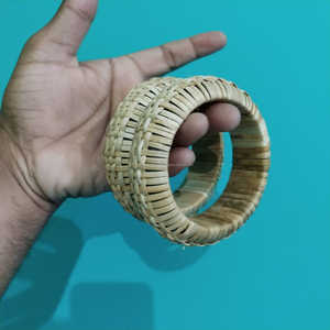 Handmade Handwoven <b>Cane</b> Rattan Bangles Stylish Boho Jewelry for Women At Cheap Price - Product Image 4