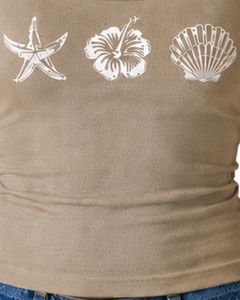 เสื้อครอปแบบสายสปาเก็ตตี้สำหรับผู้หญิงเสื้อครอปแขนกุดทรงสลิมฟิตลำลองพิมพ์ลายเสื้อท่อนบนแฟชั่นผ้ายืดแบบลำลองสำหรับฤดูร้อน - Product Image 6