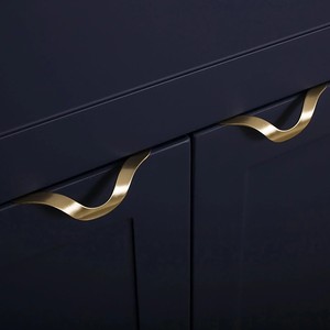 Poignée de meuble en laiton doré pour tiroirs et portes de cuisine et salle de bain, vente en gros, produit phare - Product Image 4