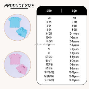 Completo Estivo Boutique per Bambine: Top e Shorts, Set Due Pezzi Personalizzato per Yoga, Outfit con Orlo Smerlato per Bambine - Product Image 4