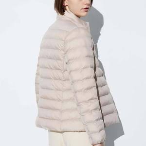Ultra Light Breathable Waterproof Winter Women's Hooded Parka <b>Jacket</b> Zipper Closure Casual <b>Packable</b> Puffer Coat Plus Embroidery - Product Image 2