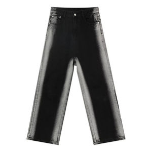 Vaqueros Baggy de Tela Elástica de Alta Calidad Personalizados para Hombre, Lavados con Efecto Desgastado, Bordados, Estilo Urbano Casual - Product Image 6