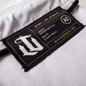 Kimono de Jiu-Jitsu blanc pour adultes, unisexe, 100% coton, durable, logo sur le devant, coupe classique, Gi de Jiu-Jitsu de haute qualité, Gi de Jiu-Jitsu brésilien - Product Image 3