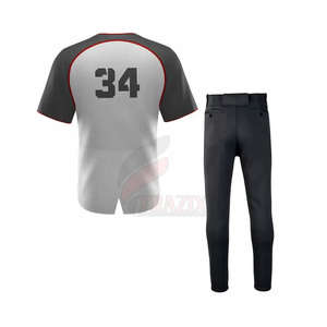 Uniforme de baseball haut de gamme, pantalon en jersey confortable, impression personnalisée du logo et du numéro, vêtements de sport durables, parfaits pour les joueurs d'équipe - Product Image 2