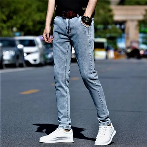 Wholesale New Fashion Elastic Loose Fit Men <b>Jeans</b> Pants <b>Work</b> Denim <b>Jeans</b> From Exporter Cheap Price Custom Denim <b>Jeans</b> Pant - Product Image 1