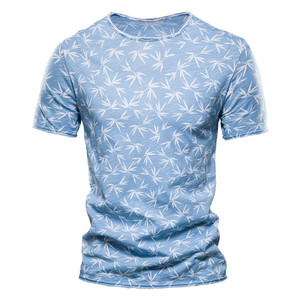 Nueva camiseta de verano 100% de algodón para hombre, camiseta de manga corta con cuello redondo, camiseta de calidad para hombre, ropa hawaiana, camiseta para hombre - Product Image 6