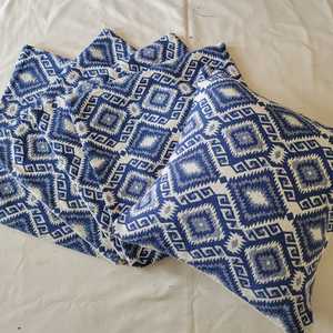Boho Linen Woven <b>Throw</b> Pillow Covers 18x18 Inch Square Striped Decorative Removable & Washable - Product Image 2
