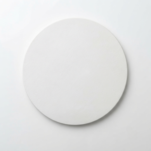 Sous-verre rond en MDF fait main avec bordure métallique argentée, motif floral tournesol, diamètre 9 cm, de REHMAN CRAFT - Product Image 6