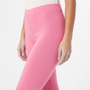 Leggings pour femmes respirants à taille haute, longueur intégrale, couleur unie, tricotés, 100% polyester, élasthanne, nylon, extensibles, style basique, toutes saisons - Product Image 4