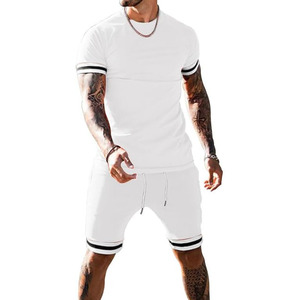Camiseta Blanca Premium de Manga Corta para Hombre, Cuello Redondo, Transpirable, Ligera, Estilo Urbano, con Logotipo Estampado en la Parte Delantera, para Verano - Product Image 1