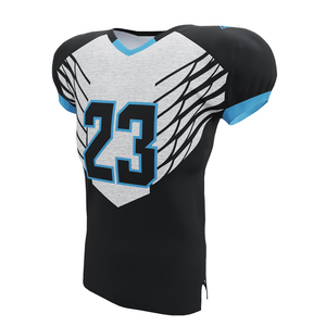Maillot de football unisexe à manches courtes, imprimé par transfert thermique, respirant, anti-humidité, séchage rapide, pour entraînement sportif en équipe - Product Image 3