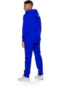 Customized High Quality Unisex Tracksuit 2-Piece Thick <b>Fleece</b> Breathable Hooded Sweatsuit Set Casual Outfit Jogger Sportswear - Product Image 3