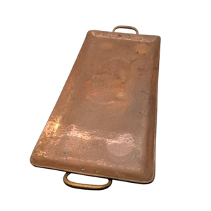 Bandeja de cobre martillado rectangular de lujo al por mayor, plato de cobre puro hecho a mano, platos de servir de calidad alimentaria para hotel - Product Image 5