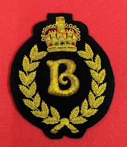 Parches Bordados a Mano con Hilo de Oro, Diseños Personalizados de Lujo, Insignias con el Alfabeto, para Chaquetas, Camisetas Polo, Sombreros - Product Image 2