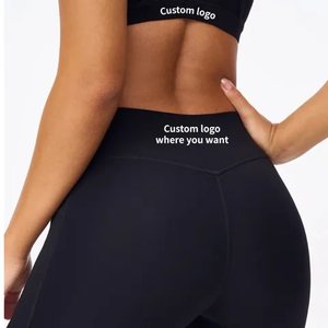 Leggings de yoga taille haute délavés à l'acide pour femmes OEM, fabricant de vêtements de sport personnalisés, vente en gros de vêtements de sport pour femmes délavés à l'acide - Product Image 4