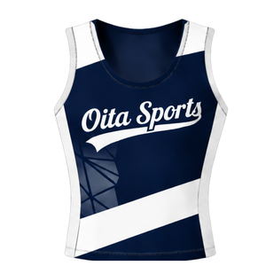 Camiseta de Fútbol Azul Marino sin Mangas, Uniforme Deportivo, Ropa de Entrenamiento de Equipo, Ropa Personalizada, Ropa de Alto Rendimiento - Product Image 1