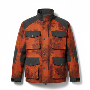 Veste de chasse haute performance avec doublure respirante et épaules résistantes à l'abrasion pour les expéditions forestières prolongées - Product Image 1