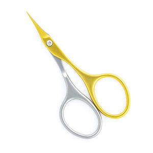 Ciseaux de manucure professionnels en acier inoxydable incurvés et affûtés pour l'élimination des poils du visage et le soin des cuticules des ongles, vente en gros 2026 - Product Image 3