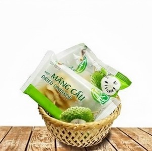 Snack vietnamita de moda: Guanábana seca suave - Golosinas de frutas exóticas de primera categoría - Dulces orgánicos de guanábana saludables - Product Image 1