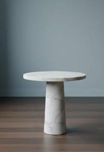 โต๊ะข้างหินอ่อนแท้ทำมือ |   โต๊ะวางของทรงกลมแบบโมเดิร์น - Product Image 4