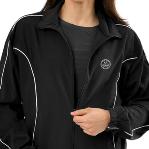 Signature Track Women <b>Jacket</b> Black Color Premium <b>Ladies</b> Sports Track <b>Jacket</b> <b>Lightweight</b> Zip Up Activewear Casual Fitness - Product Image 6